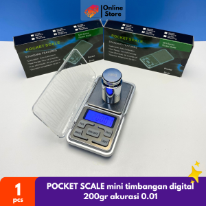 Pocket Scale mini timbangan digital 200gr akurasi 0.01