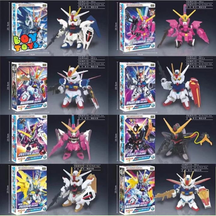 MÔ HÌNH LẮP RÁP GUNDAM MẪU MỚI SD BB BỘ SƯU TẬP DESTINY FREEDOM THUNDER ...