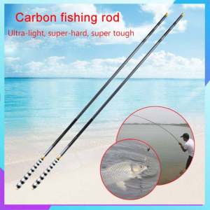เมษายนRainกล้องคาร์อนไฟเบอร์Super Hardน้ำหนักเบาเป็นพิเศษปลาคาร์พตกปลาเสาลำธารเบ็ดตกปลาตะขอ