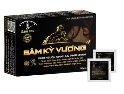 Viên Uống Sâm Kỳ Vương Chính Hãng (Hộp 4 viên) - Che Tên Sản Phẩm