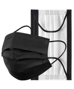 Medishield 50pcs box black/blue/white Colour medical 3ply Face mask Disposable Face Mask