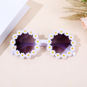 IVY Children Sunglasses Girls Lovely Flower Sunglasses Touring Seaside Daisy Sunglasses for Girls Boy korean