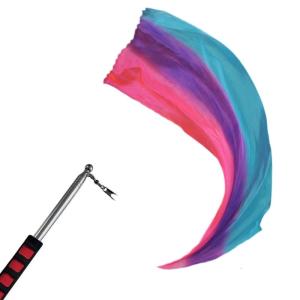 Múa bụng lụa Mạng Che Mặt POI Streamer bóng ném lụa Mạng Che Mặt POI chuỗi bóng sân khấu biểu diễn đạo cụ trang phục bellydance