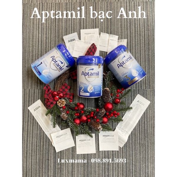 Sữa Aptamil Advanced Anh Mẫu Mới Của Aptamil Anh Bạc Lùn 800G