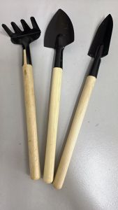 Set Of 3 Mini Garden Plant Tools Gardening Tool (SpadeShovelRake)
