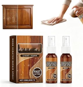 Dual-Tone Wood Floor Repair & Care SprayProfessional Wood Floor Scratch RepairWood Repair KitWood Furniture RepairRestores Wood ScratchCovers NicksHides Minor DefectsRestore a Finish (1 PCS)