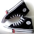 SEPATU NB TINGGI BERTALI/SEPATU HITAM PUTIH/SEPATU SEKOLAH/SEPATU SD/SMP/SMA. 