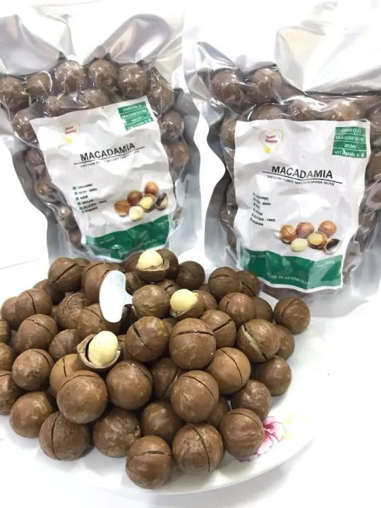 Hạt macca Úc nứt tự nhiên 1Kg