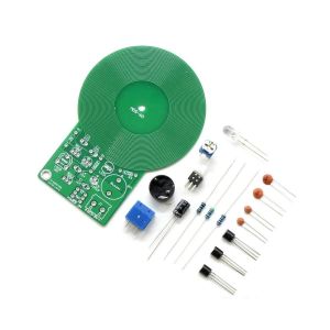 IIU 60mm Sensor Metal Detector Kit DC 3V-5V Non-contact Design DIY Electronic Kit Electronic Kit Board Module Sensor Board Module DIY Projects