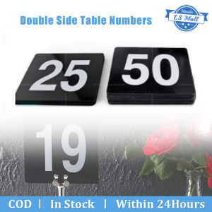 Double Sided Table Numbers 2 inch 1-25/1-50 Numbersfor Restaurant Wedding Party