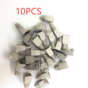10Pcs Modular RJ45 Cat6 Cat5 Network Cable Connector Plug Boot Strain Cover Caps