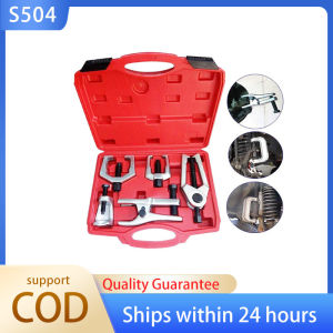Pitman Arm & Tie Rod End Puller Kit 5Pcs Heavy‑Duty Ball Joint Separator Ball Head Extractor Remover for Automotive Repair Work