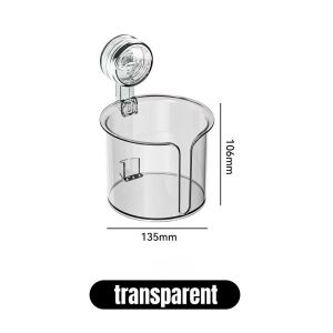 Suction Cup Tissue Box Toilet Toilet Paper Box Wall-Mounted Perforation-Free Bathroom Paper Roll Holder