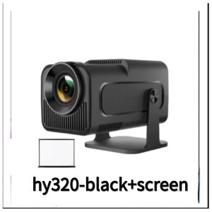 Techaxis HY320 Projector 4K Android 11 Native 1080P 10000Lumens Dual Wifi6 BT5.0 1920*1080P Cinema Video Game Console Upgrated