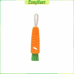 C.N. Multifunctional Cup Lid Cleaning Brush Cup Cover Lid Cleaner Mini Cute Carrot Cleaning Brush