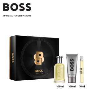 BOSS Bottled EDT for Men and Shower Gel Trio Gift Set (BOSS Bottled EDT 100ml + BOSS Bottled EDT 10ml + BOSS Bottled Shower Gel 100ml) | XMAS26 by HUGO BOSS Fragrances