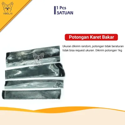 [1 Pcs / 1 Kg] Karet Bakar Tambal Ban Tebal 3 mm [M-One]