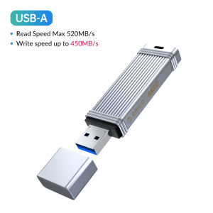 ORICO 1000Mb/s 512GB 1TB 2TB Dual Interface SSD OTG Pendrive Type C Gen 2 USB C Memory Flash Drives Files Transfer in 1S Transfer Data without Adapters
