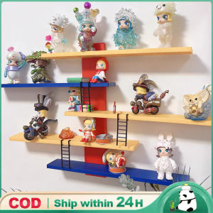 COD Figure Toy Display Stand Living Room Floating Shelves Display Ledge Wall Mounted Storage Shelf
