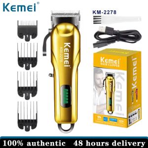Kemei Mens Wireless Electric Professional Hair Clipper with Adjustable and Rechargeable KM-2278