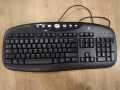 LOGITECH STANDARD WIRED KEYBOARD Y-SZ49 100% ORIGINAL USE. 