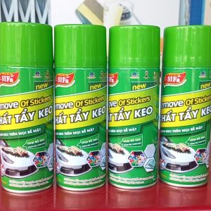 Chai tẩy keo Sifa Remove Of Stichkers tẩy keo trên mọi bề mặttẩy keo thừanhựa đườngnhựa câydầu mỡlàm sạch nội thất da hương thơm 450ml