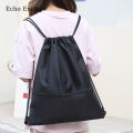 Echo Enclave Men's backpack drawstring bag sports fitness backpack lightweight basketball bag. 