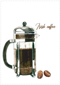 ป้าย ไวนิล (298) vinyl แต่งร้าน กาแฟ ชา นม เครื่องดื่ม พับช่อง สอดท่อ สอดเชือก ด้านบน ทำเป็นธงราว ขายแยกชิ้น