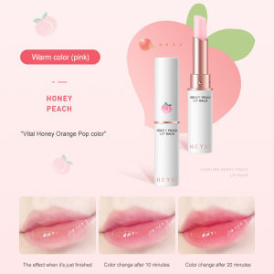 【COD】Vaseline Peach Lip Balm Temperature Change Lipstick Moisturizing Moisturizing Student Lip Mask