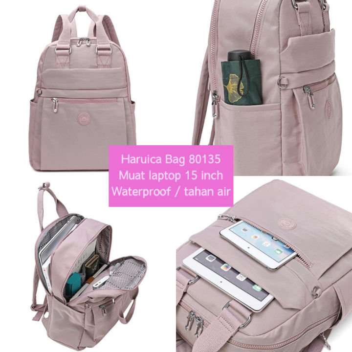HARUICA BAG 80135 tas ransel ransel wanita tas sekolah