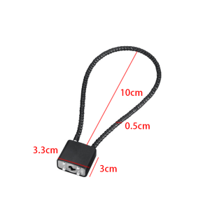 25cm/28cm Cable Padlock Anti-theft Dormitory Cabinet Safety Steel Wire Padlock with Keys