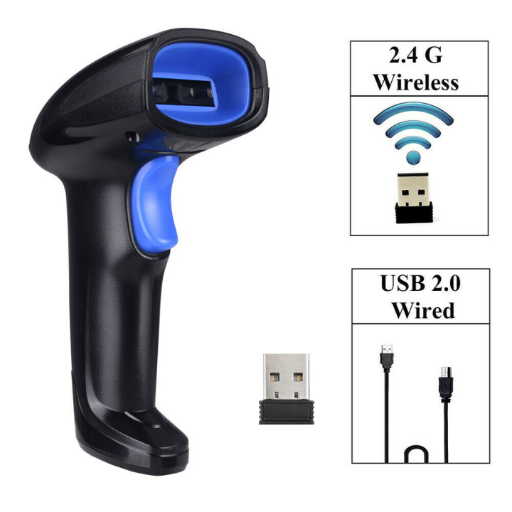 YHD-1100LW2.4G wireless laser barcode scanner barcode reader is ...