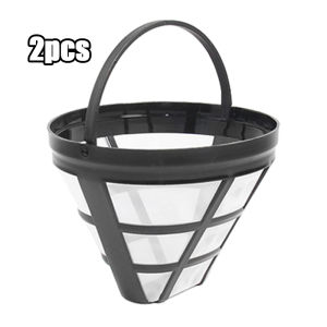 2Pcs Reusable Coffee Maker Filter Basket Cup Style Brewer Tool Accessories