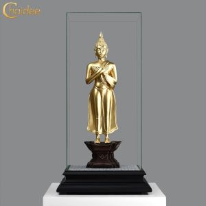 พระประจำวันศุกร์ พระพุทธรูปปางรำพึง เสริมบารมี ความเจริญรุ่งเรือง ของขวัญมงคล สีทอง