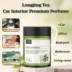 Car Interior Fragrant Ornaments Long-lasting Light Solid Car Perfume Premium Car Aroma Longjing Tea Floral Scent