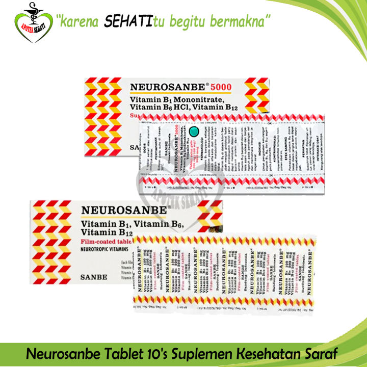 Neurosanbe Tablet Suplemen Kesehatan Multivitamin Kesemutan
