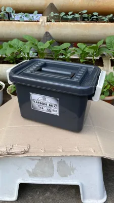 BOX CONTAINER 12 LITER - Kontainer Box Plastik / Container Box HITAM