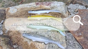 Paddle Tail Fishing Lure 14cm 12.9g Soft Lure Fishing Tackle Accessories Artificial Swimbait Saltwater Sinking Baits