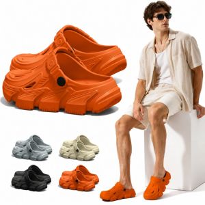 FWFHTP EVA Dép nam Thoải mái Phong cách Mecha Dép đi biển Thời trang Mềm mại Dép đế bằng Ngoài Trời