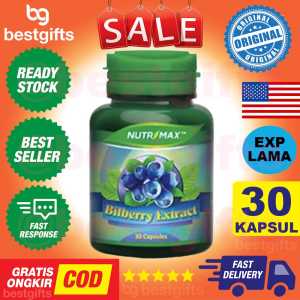 NUTRIMAX BILBERRY EXTRACT VITAMIN OBAT KESEHATAN MATA MINUS LELAH RETINA SIRKULASI DARAH 30 KAPSUL