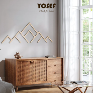 Tranh gỗ treo tường nghệ thuật YOSEF trang trí phòng khách phòng ngủ làm quà tân gia