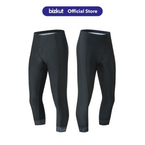 Bizkut Premium Pro 3/4 Cycling Tights Compression Pants 3D GEL Padded for Men and Women L3