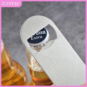 JCSYFAC Mini Durable Beer Bottle Opener Stainless Steel Flat Speed Bottle Cap Opener