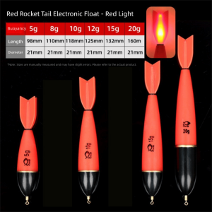 AVROPW คอมโพสิต ทุ่นตกปลาเรืองแสง แรงลอยตัวสูง แอบบีเอส ปลาอิเล็กทรอนิกส์เรืองแสงลอยน้ำ ตัวเตือนการกัด ความไวสูง ตกปลาด้วยทุ่นลอยแนวตั้ง น้ำจืด