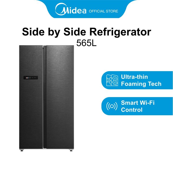 Midea 565L Side by Side Fridge MDRS791MYC45SG Lazada Singapore