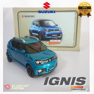 Diecast Mobil Suzuki Ignis Skala 1:43. Miniatur IGNIS Replika IGNIS. BISA FULL CUSTOM PLATNOMOR DAN SEMUA WARNA