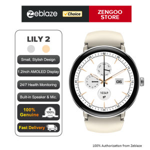 Zentronix Group Zeblaze Lily 2 Voice Calling Female Smartwatch 1.2" AMOLED Screen Double Strap Health Management Sports Smartwatch