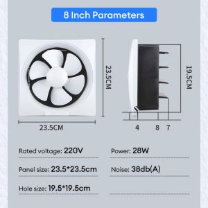 Goldstar Strong Exhaust Fan Ceiling Standard Wall Household For RoomKitchenBathroom Energy Saving
