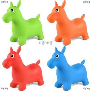 [COD] dgheg Creative Baby Christmas Gift Inflatable Toys Jumping Horses Kids Toys