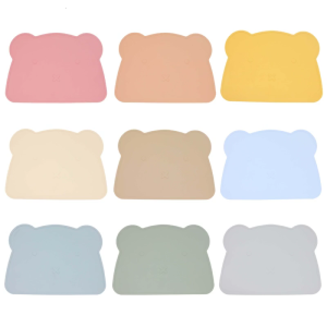 Kids Placemats Silicone Baby Placemats for Kids Toddler Children Reusable Non-Slip Table Mat Baby Mats for Home